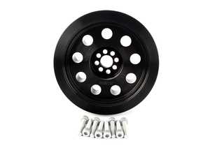 ES#4045867 - 06E105251F-179mm - JHM HD Overdrive Lightweight Supercharger Crank Pulley (179mm) - Eliminates the problematic two-piece design and rubber isolator found in the stock crank pulley while reducing the mass of the motor's rotating assembly. - JH Motorsports  - Audi Volkswagen Porsche