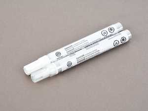 ES#4147064 - exdlstx7wKT - Ice Silver Metallic Paint Pen - Priced Each - For paint code "X7W". (.39 fl oz) - Genuine Volkswagen Audi - Volkswagen