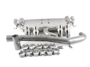 ES#2918080 - SSXAU542 - Cat-Back Exhaust System - Non-Resonated - Race Version - 3" stainless steel with quad 100mm polished tips - Milltek Sport - Audi