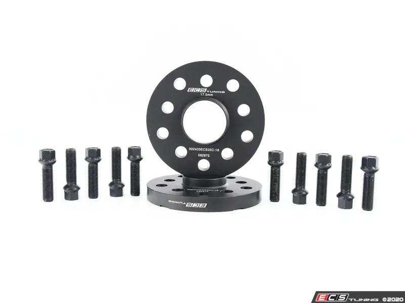 ECSホイールスペーサー15mm×2 個＆シュラウベ ホイールボルト×10本 ECSホイールスペーサー15mm×2 個＆シュラウベ ホイールボルト×10本 ECS