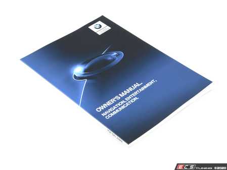 ES#4177553 - 01402722486 - Owner's Handbook - Nav & Infotainment - Genuine BMW - BMW