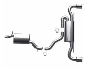 ES#2613534 - 16719 - MagnaFlow Audi TT Quattro Touring Series Cat-Back Performance Exhaust System - 2.5" stainless steel with polished tips - Magnaflow - Audi