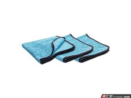 ES#4376081 - 55583 - PFM Crinkle Glass Towels - Set Of 3 - Create clean and pristine glass with this uniquely woven microfiber featuring ultra-absorbent dual-weave design. These deliver consistent lint and streak free glass every time. - Griot's - Audi BMW Volkswagen Mercedes Benz MINI Porsche