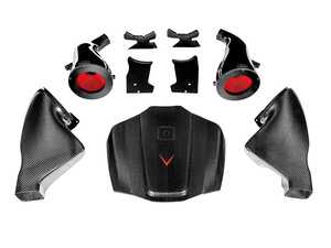 ES#4376093 - EVE-AMGGT-CF-INT - Carbon Fiber Intake System - Gloss - Ignite your AMG GT GTS or GTR with Eventuris gloss carbon intake and engine cover delivering 1218 horsepower 1015 lb-ft gains razor-sharp throttle response and a breathtaking engine bay transformation. - Eventuri - Mercedes Benz