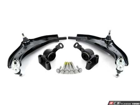 ES#4220320 - 31126772301KT - Front Lower Control Arm / Wishbone With Ball Joint - Kit  - Includes Control Arms, Meyle HD Bushings, Hardware, and Ball Joints - Assembled By ECS - MINI