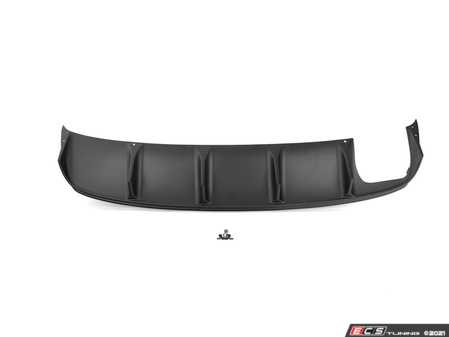 ES#4304908 - 007170LA01-02KT -  MK6 Jetta Facelift Rear Diffuser - Textured Black - Add aggressive styling with our In-House Engineered Textured Black Rear Diffuser! - ECS - Volkswagen
