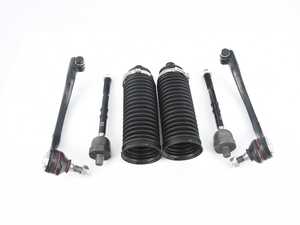ES#4350614 - 32106778548KT1 - Tie Rod Full Section And Boots - Left And Right Side Kit  - Repair your MINI steering clunk, boots, and hardware - Assembled By ECS - MINI