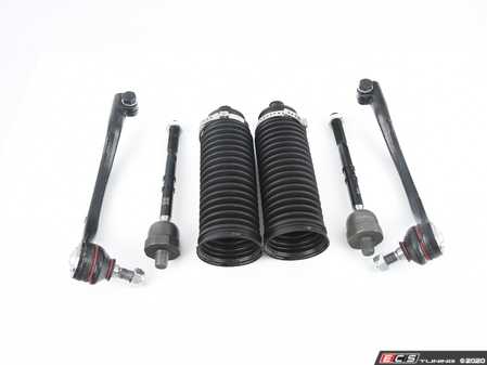 ES#4350614 - 32106778548KT1 - Tie Rod Full Section And Boots - Left And Right Side Kit  - Repair your MINI steering clunk, boots, and hardware - Assembled By ECS - MINI