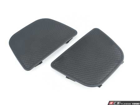 ES#120422 - 51468230768 - E39 Speaker Cover - Rear Deck - Priced Each - Schwarz/Black. Protects the speakers in the rear deck. - Genuine BMW - BMW