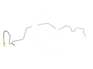 ES#3340047 - 99635517610 - Front Brake Line - Right - Fits Front Right (passenger) Side of vehicle - Genuine Porsche - Porsche