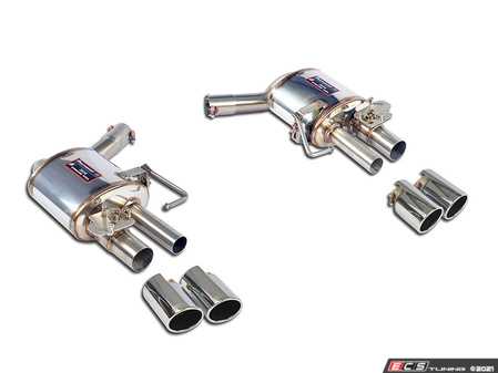 ES#4376516 - BY0-95B.2-M- - Supersprint Performance Rear Muffler Kit - Setup up your exhaust system just the way you like it with this kit from Supersprint - Supersprint - Porsche