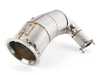 ES#3508359 - SSXAU725 - HJS Tuning 2.5" High-Flow ECE Downpipes - Featuring HJS Tuning 200cpsi ECE-approved sports cat - Fits with OE and Milltek cat-back systems. - Milltek Sport - Audi