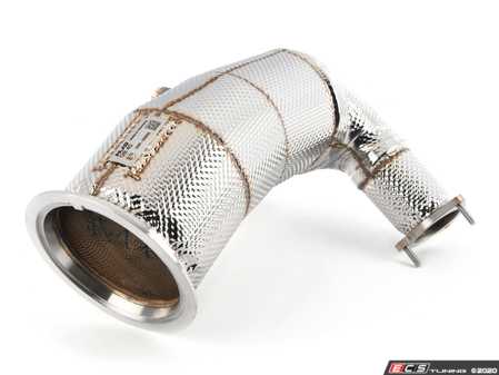 ES#3508359 - SSXAU725 - HJS Tuning 2.5" High-Flow ECE Downpipes - Featuring HJS Tuning 200cpsi ECE-approved sports cat - Fits with OE and Milltek cat-back systems. - Milltek Sport - Audi