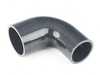 ES#4070756 - ATP-SIL-261-BLK - 90 Degree 2" ID To 2.5" ID Transition Silicone Elbow - Black - High temp wrapped 4 ply silicone for high pressure turbo applications - ATP - Audi BMW Volkswagen Mercedes Benz MINI Porsche