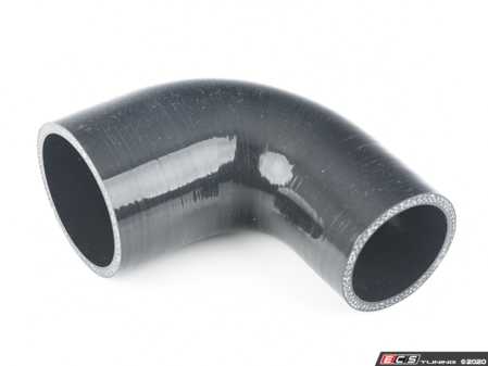 ES#4070756 - ATP-SIL-261-BLK - 90 Degree 2" ID To 2.5" ID Transition Silicone Elbow - Black - High temp wrapped 4 ply silicone for high pressure turbo applications - ATP - Audi BMW Volkswagen Mercedes Benz MINI Porsche