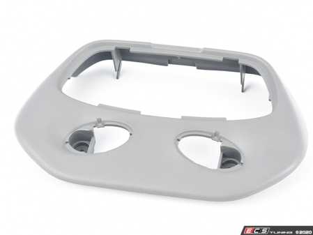 ES#1492933 - 99655555710C53 - Interior overhead Light Console - Graphite Grey Lacquered - (NO LONGER AVAILABLE) - Interior light housing located at the center of the front edge of the headliner - Genuine Porsche - 