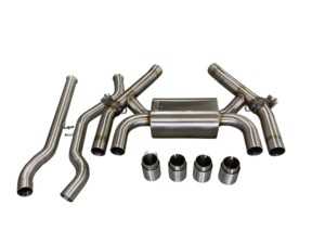 ES#4615855 - 11-067PDK - Active Autowerke Valved Axle-Back Exhaust - Brushed, Black, Or Carbon Tips - The ultimate F87 M2 Competition exhaust with your choice of exhaust tips - Active Autowerke - BMW