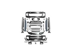ES#4475673 - 51192154643ktKT - MINI JCW Style Aero Body Kit With PDC, Primed & JCW Door Strips - Sold As Kit - Upgrade to the sporty MINI bumpers and side skirts ONLY at ECS Tuning! - Assembled By ECS - MINI