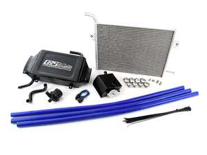 ES#3463042 - GRS2B - MINI Cooper S R53 Mk2 Charge Cooler - Blue Hose - Water to air intercooler system that reduces heat much faster than the stock air to air system - GRS Motorsport  - MINI