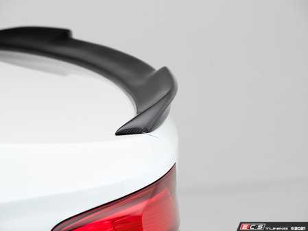 ES#4348886 - F22CFCSSPOILER - Carbon Fiber Performance Rear CS Style Spoiler - F22/F87 - Add a touch of class and style with a new carbon fiber CS style spoiler - ECS - BMW