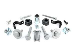 ES#2784766 - 8N0411305DINTKT - Front Sway Bar Installation Kit - All the necessary hardware and bushings for installing your OE front sway bar - Assembled By ECS - Volkswagen