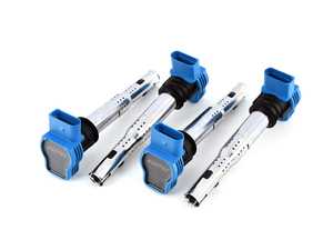 ES#4376594 - MS100210-4KT - APR Upgraded Ignition Coil - Blue - Set of Four - Designed to be a direct plug-and-play upgrade to factory coils, providing greater energy output, ensuring a stronger and more consistent spark! - APR - Audi Volkswagen