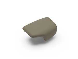 ES#4389492 - 5234-4M-54 - BFI Shift Knob Cover - Napa Leather - Graphite Grey - Perfect for an OEM plus look - Black Forest Industries - Audi