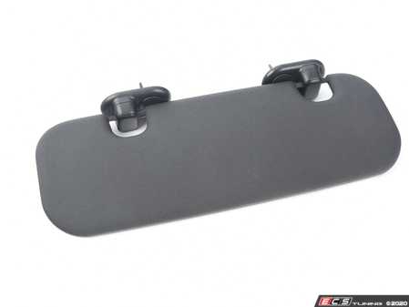 ES#4338269 - 51167375954 - Sun Visor Lateral Black - Right  - Used to block out the sun on the side window, euro part upgrade to replace the passenger side headliner handle - Genuine European Mini - MINI