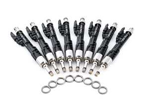 ES#4350050 - 13538627842KT1 - Fuel Injector Replacement Kit - EU6 - Includes 8 injectors, seals, and decoupling rings - Assembled By ECS - BMW
