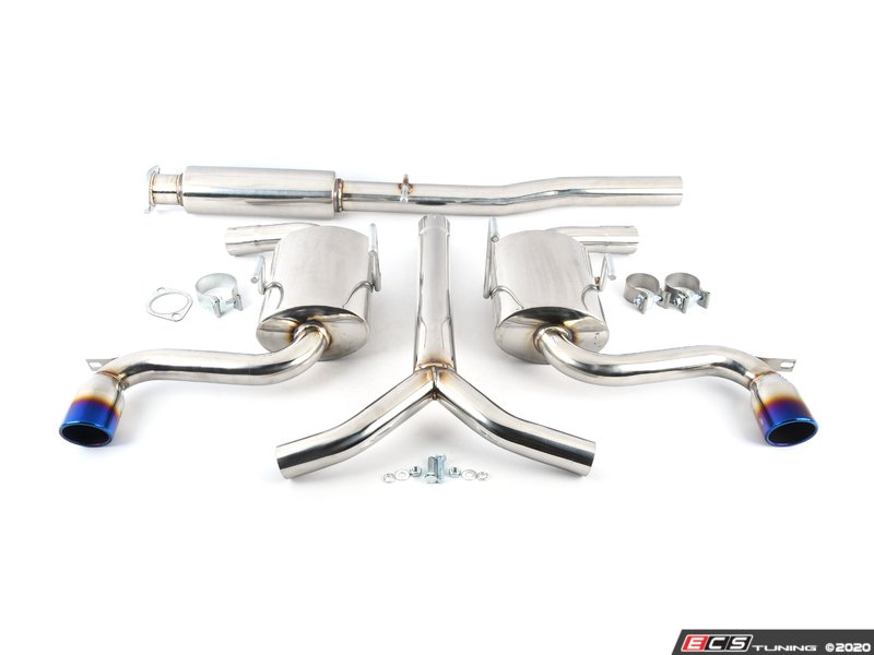 Manzo TPCBSMN00 Manzo Stainless Steel Catback Exhaust System