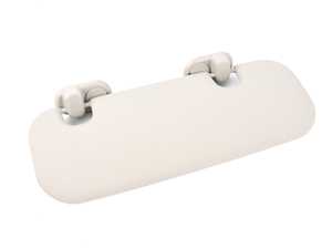 ES#4338279 - 51167366936 - Sun Visor Lateral SATELLITE Gray - Right  - Used to block out the sun on the side window, euro part upgrade to replace the passenger side headliner handle. Panorama roof version - Genuine European Mini - MINI