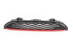 ES#4389698 - 51137393456 - JCW Grille - Chili Red Without JCW Logo - Black grille and red strip without JCW emblem - Bremmen Parts - MINI