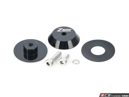 ES#4365473 - 00843612186904 - Rear Wiper Delete Kit - Black - 38mm Billet Cap, Weather-Proof, fits holes 16mm to 30mm - ZSPEC Design - MINI