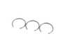 ES#4055572 - 11259468871 - Piston Kit - Set Of 3 Pistons ( 0 Size ) - Stock size piston set with rings and hardware - Genuine MINI - MINI