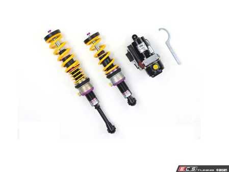 ES#2619559 - 35280421 - KW HLS 4 Coilover System - Double Adjustable Damping - Complete set of KW V3 Series Coilovers with a 4-corner hydraulic lift system - KW Suspension - Volkswagen