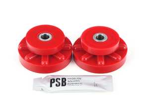 ES#4369935 - PSB664K - Performance Polyurethane Rear Shock Mounts Kit - Improves handling and control  upgrade to a more engaging driving experience while replacing those always failing stock rear shock mounts. **If you have aftermarket shocks/coilovers you might have to use their sleeve and use just the poly inserts** - PSB - MINI