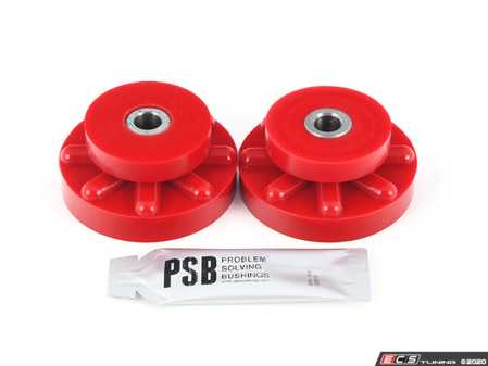 ES#4369935 - PSB664K - Performance Polyurethane Rear Shock Mounts Kit - Improves handling and control  upgrade to a more engaging driving experience while replacing those always failing stock rear shock mounts. **If you have aftermarket shocks/coilovers you might have to use their sleeve and use just the poly inserts** - PSB - MINI