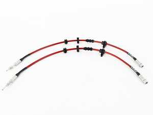 ES#4381771 - 008596LA01 - Exact-Fit Stainless Steel Brake Lines - Front  - Manufactured by ECS Tuning to replicate your stock lines. (DOT-compliant) - ECS - BMW