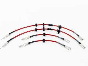 ES#4381792 - 008596la09KT - Exact-Fit Stainless Steel Brake Lines - Complete Kit - Manufactured by ECS Tuning to replicate your stock lines. (DOT-compliant) - ECS - BMW