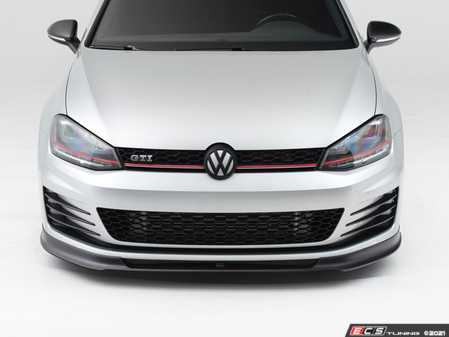 ES#4146754 - 005343LA01-02KT - MK7 GTI Front Lip Spoiler - Textured Black (Version 1) - (NO LONGER AVAILABLE) - In-house engineered to upgrade your exterior styling - ECS - 