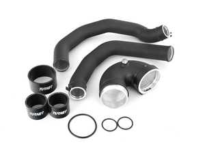 ES#4389711 - 005809LA11 - S55 Turner Motorsport Charge Pipes - Hot Side & Cold Side - Complete kit to upgrade the brittle factory plastic to new Turner aluminum with silicone hoses. - Turner Motorsport - BMW