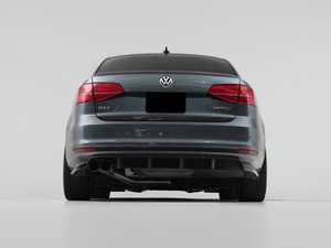 ES#4751513 - 007170LA03EB2KT - MK6 Jetta GLI Facelift (2016 - 2018) Gloss Black Rear Diffuser Kit & Trunk Spoiler - Add aggressive styling with our In-House Engineered Gloss Black Rear Diffuser and trunk spoiler! - Enthusiast Bundles - Volkswagen