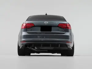 MK6 Jetta GLI Facelift (2016 - 2018) Gloss Black Rear Diffuser Kit & Trunk Spoiler