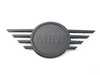 ES#4215145 - 51149880865 - Hood Emblem Piano Black Matte Center "Black Line" - Newer Design F60 - Upgrade that faded or damaged chrome with new black line badge - Genuine MINI - MINI
