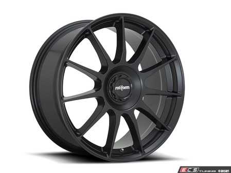 ES#4392741 - r16819854345KT - 19" DTM - Set Of Four - 19x8.5" 5x112, ET45, 66.56mm CB - Satin Black - Rotiform - Audi