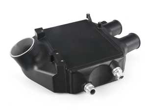ES#4381952 - 17517846235B - Powerax Performance Top Mount Intercooler - Black Powdercoat Finish - Direct fit performance intercooler with a 47% larger core for cooler intake temps and increased power! - Garrett - BMW