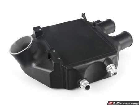 ES#4381952 - 17517846235B - Powerax Performance Top Mount Intercooler - Black Powdercoat Finish - Direct fit performance intercooler with a 47% larger core for cooler intake temps and increased power! - Garrett - BMW