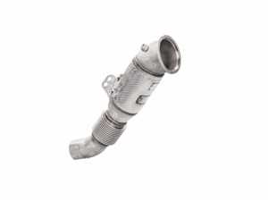 ES#4392793 - DP-TY/SS/1 - Akrapovic Downpipe With Cat - G20/G21/G22/G23 M340i M440i - A sporty 300 cpsi catalytic converter is integrated into the downpipe - Akrapovic - BMW