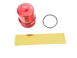 DQ250 6 Speed DSG / S Tronic Billet Aluminum Oil Filter Housing - Red Anodized