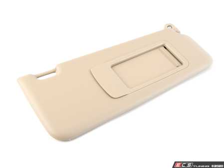 ES#2080083 - 51167252086 - Sun Visor with Mirror - Right - Cream Beige - Genuine BMW - BMW